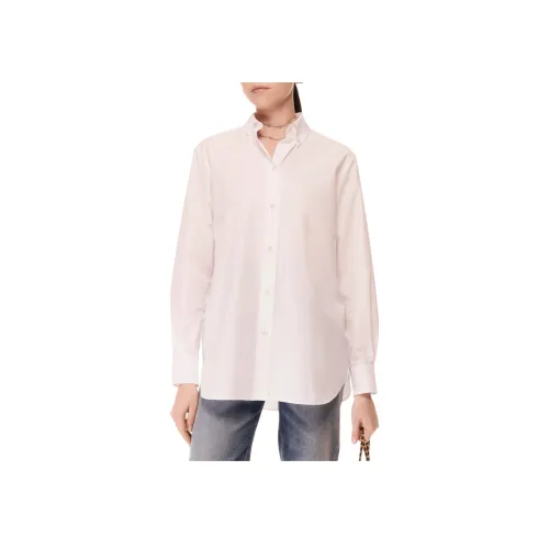 CHANEL 24 Осенний Зимний Новый Приход Рубашка Женская Белая