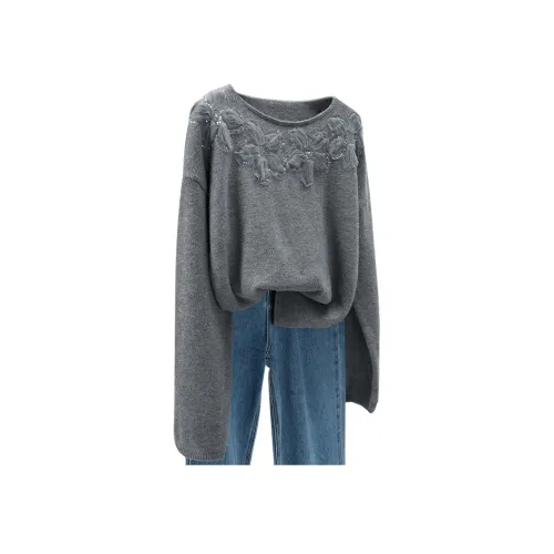 Cypress House Трикотаж Женский Серый