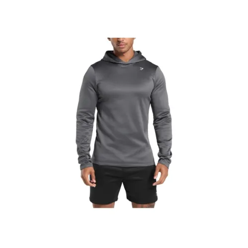 GYMSHARK Графитовый серый Мужские свитшоты