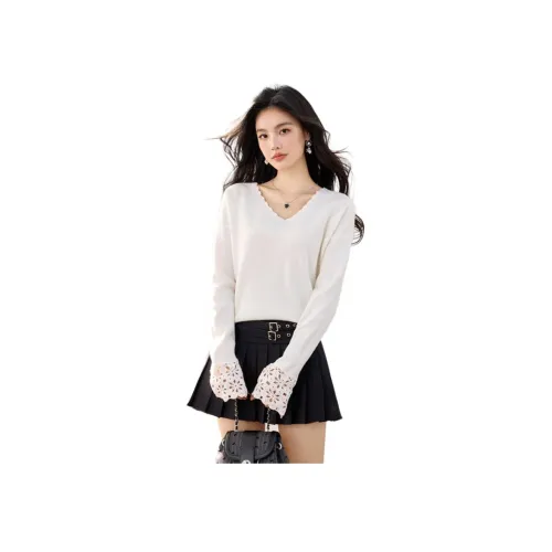 DTLUI Белый Женский Трикотаж