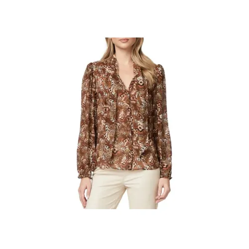 PAIGE Коричневые Женские Рубашки