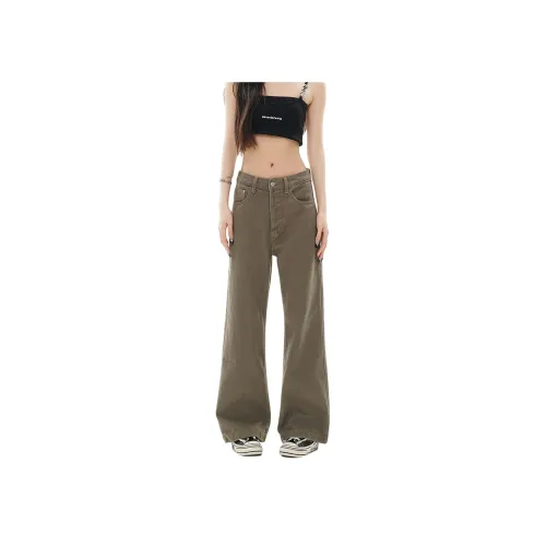 FOREVER 21 Хаки Женские Джинсы