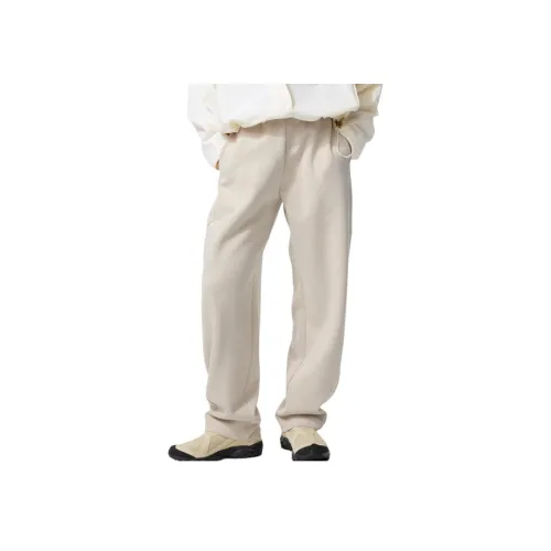 UNIQLO Светло-бежевые Женские Повседневные Брюки