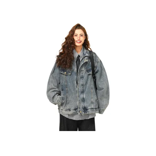 Pirkadat Темно-синий Унисекс Джинсовые куртки