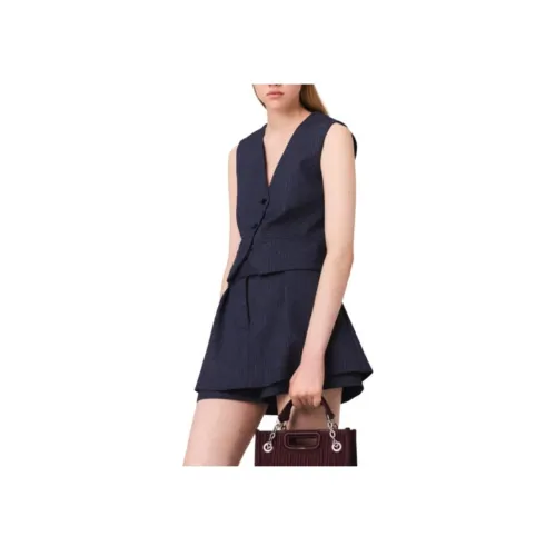 Maje Синий Женские Жилеты