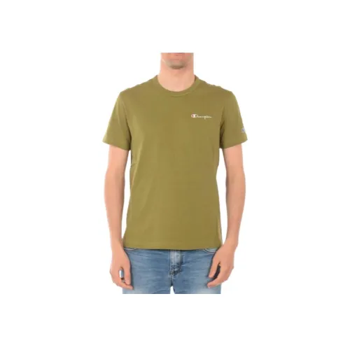 Champion Зеленый Мужской T-Рубашки