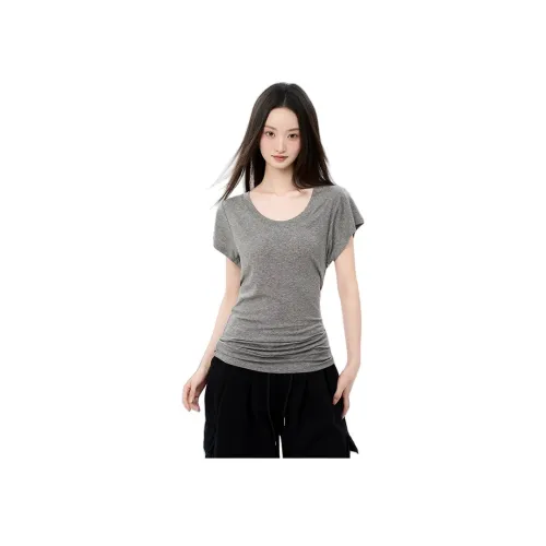 Princess Berdele T-рубашка облегающий крой с утяжкой на талии топ женский