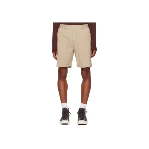 VINCE Желто-коричневые Мужские Повседневные Шорты