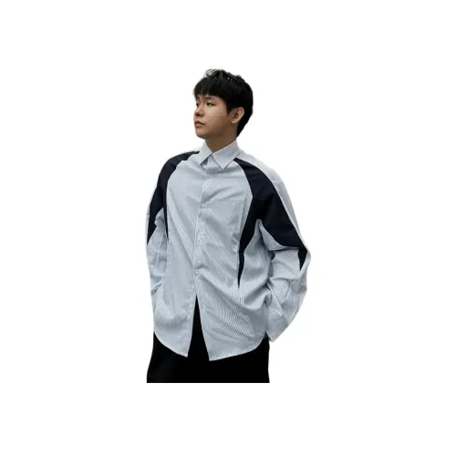 PISYPOX Темно-синие унисекс рубашки