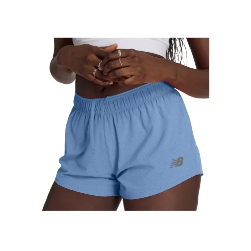 New Balance RC Short 3 Синий ELE Женские Спортивные Шорты