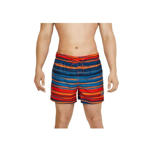 Speedo Плавательные шорты Мужские Оранжевые Синие