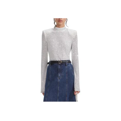 Self Портрет T Рубашка Женская Серебряная