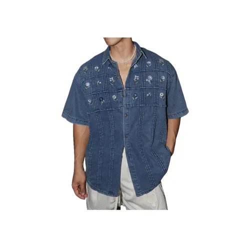 Pirkadat Синие Унисекс Рубашки