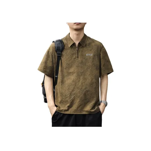 QIANJINNIU Лето Поло Свободный крой Унисекс