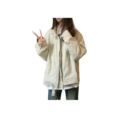 MORii Белый Унисекс Куртки