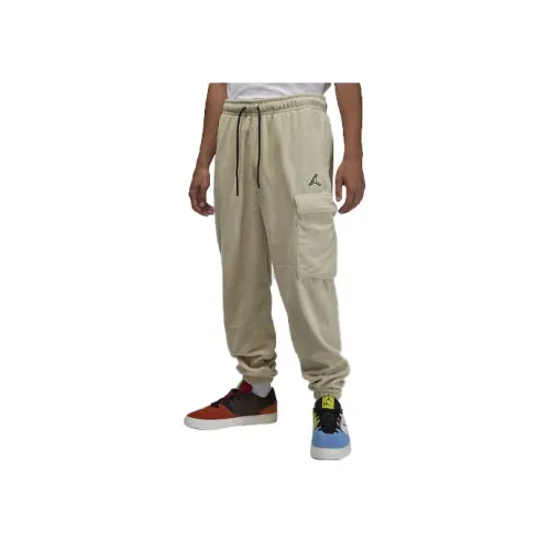 Джордан Вязаные Тренировочные Штаны Мужские Светло-Оливково-Зеленые
