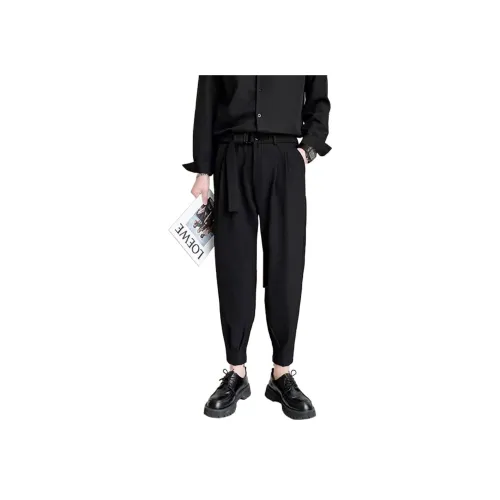 AMANDA BY Повседневные брюки Лето Мужской Черный