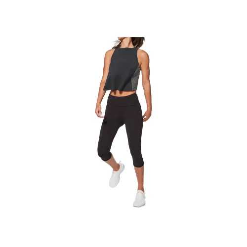 lululemon SHINE Яркий Спортивный жилет женский черный BLK