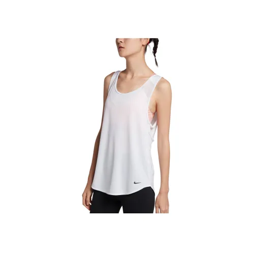 nike Dri Fit Майка Женская Белая Черная