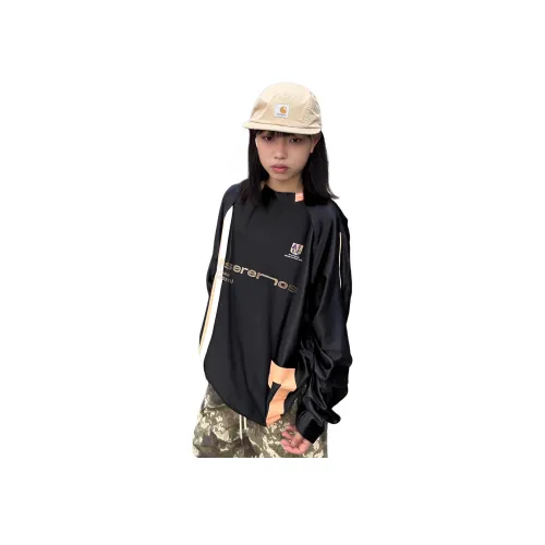 NEVER RULE Черная Унисекс T-рубашка