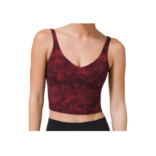 Lululemon Align™ Спортивные жилеты женские темно-красный смешанный цвет