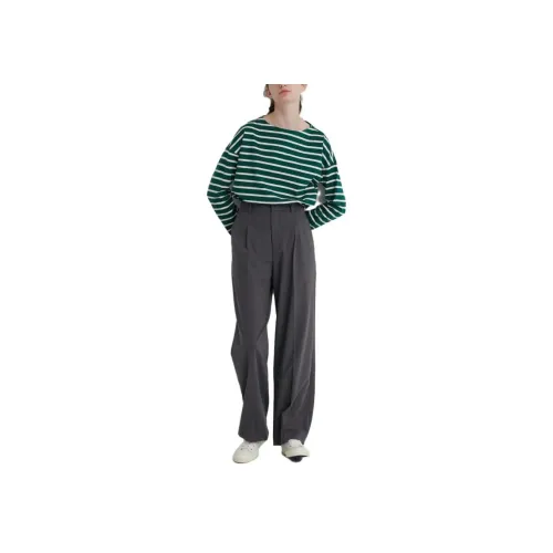 UNIQLO Костюм Брюки Женские Свинцово-Серый