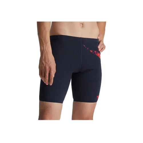 Speedo Мужские плавательные шорты синие и красные