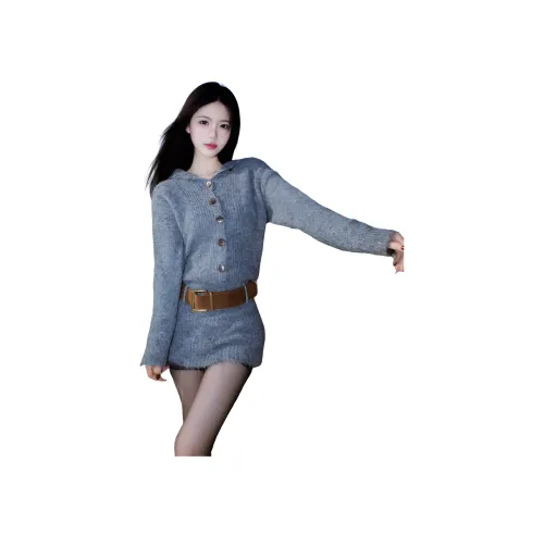 MTHE Длинное платье с длинными рукавами женское