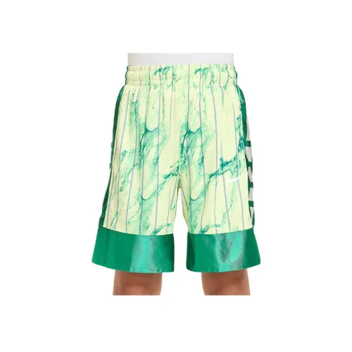 nike Printed Баскетбольные шорты Детский баскетбол Джерси Детский Зеленый