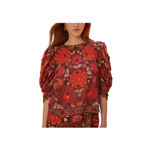 FARM Rio Рубашка Женская Темно-Красная