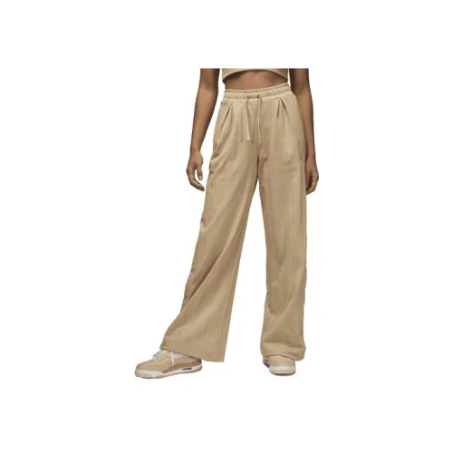 JORDAN Khaki Женские Вязаные Спортивные Штаны