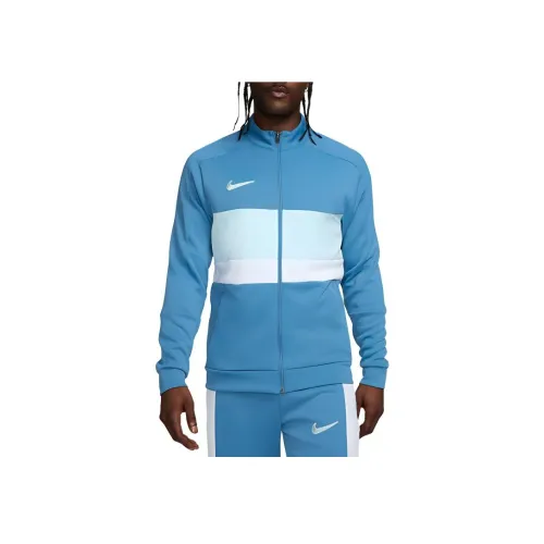 nike ACADEMY Куртки Пальто Мужской Эгейское шторм Ледниковый синий Белый