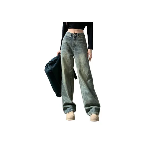 NHZN Джинсы Женские Ностальгический Синий