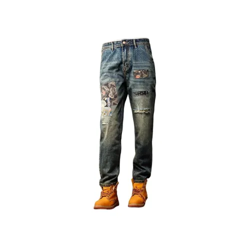 TUCANO Blue Unisex Jeans TUCANO Синий Унисекс Джинсы