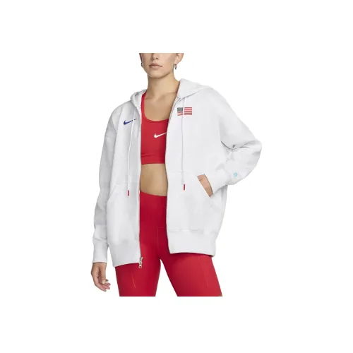 NIKE Серые Женские Толстовки