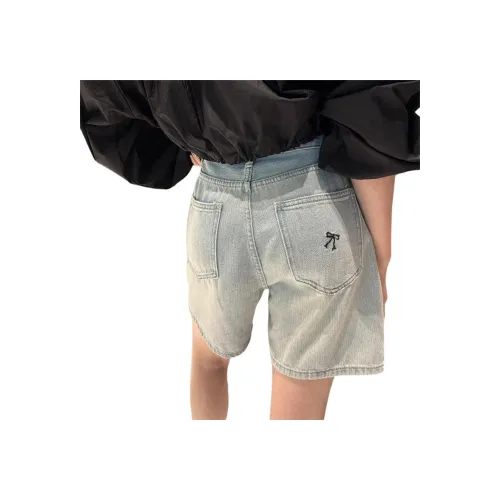 YEARNED Светло-синие Женские Джинсовые Шорты