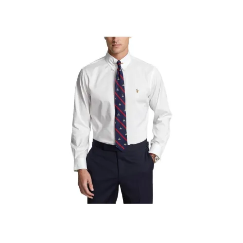 Polo Ralph Lauren Белые Мужские Рубашки