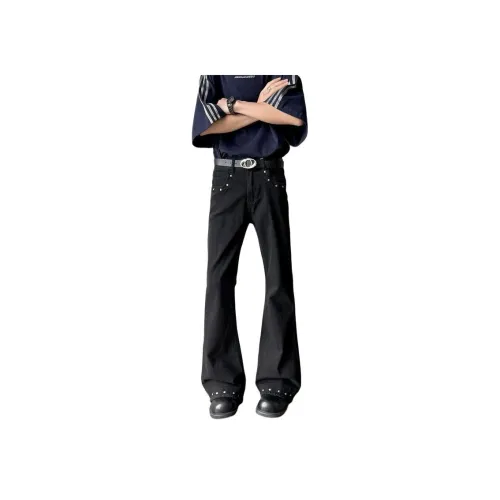 PANDA ADEVIL Черные Унисекс Джинсы