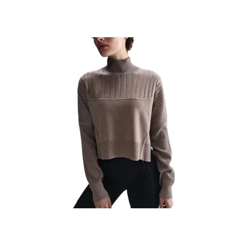 NIKE Every Stitch Considered Коричневый Камень Женские Свитеры