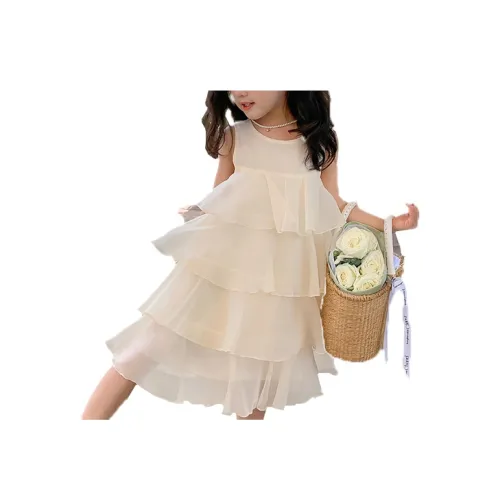 Туту Бежево-желтые Платья для Детей