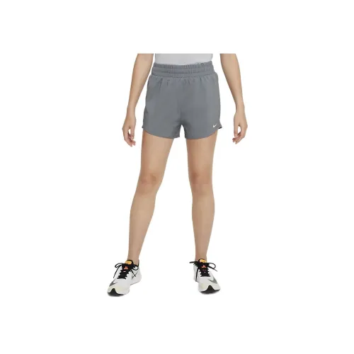 NIKE Серые Женские Повседневные Шорты