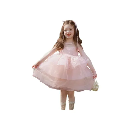 Jiao Ni Платье Розовое для детей 3-7 лет