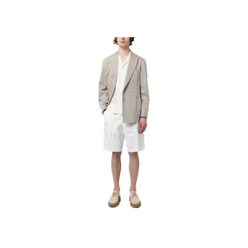 BRUNELLO CUCINELLI Белые Мужские Повседневные Шорты