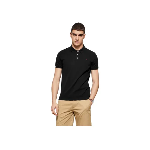 DANIEL HECHTER Поло Мужское Черное