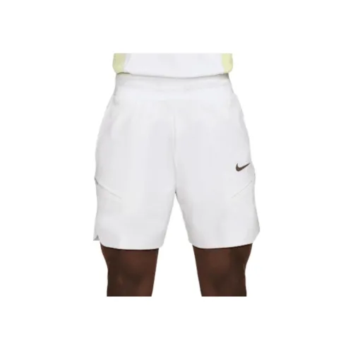 nike Court SlamDri Cut Повседневные шорты Мужские Белый Средний Серый