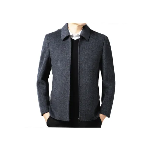 UZXJ ★ Серый ★ Бизнес Роскошь Унисекс Куртки