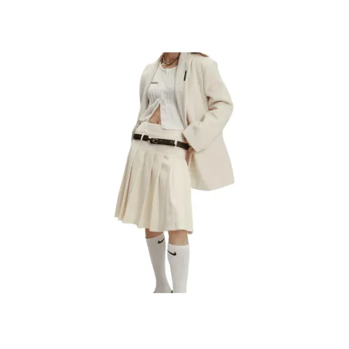 Metamorphosis Повседневный Длинный Юбка Женская Белая