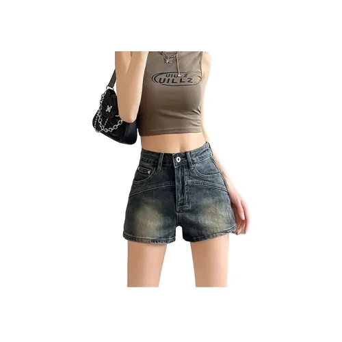 YEARNED Винтажные синие женские джинсовые шорты