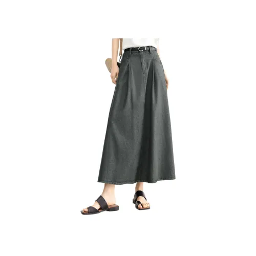 DIALOGUE Деним Длинная Юбка Женская