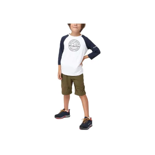Columbia Белый Kids T-Рубашки